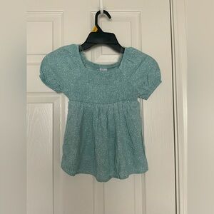 NWOT Kid’s Wonder Nation Teal Puff Sleeve Top